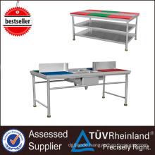 2017 Modern Restaurant Industrial Stainless Steel Portable Work Bench